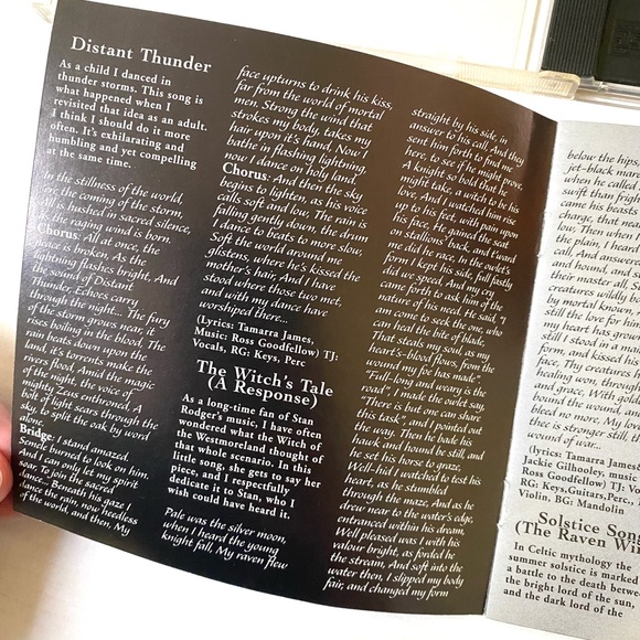 1999 Carpe Noctum Tamarra James Canada Pagan Witch Wiccan Neofolk Rare Music CD - Picture 6 of 9